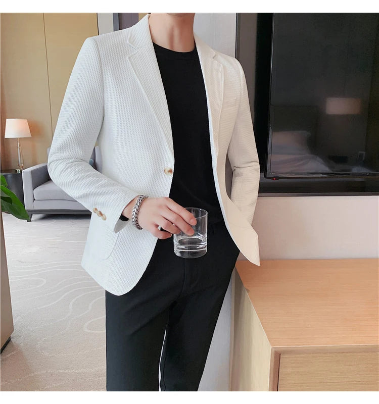 “Don’t Get It Twisted” Men’s Designer Business Casual Suit Jacket