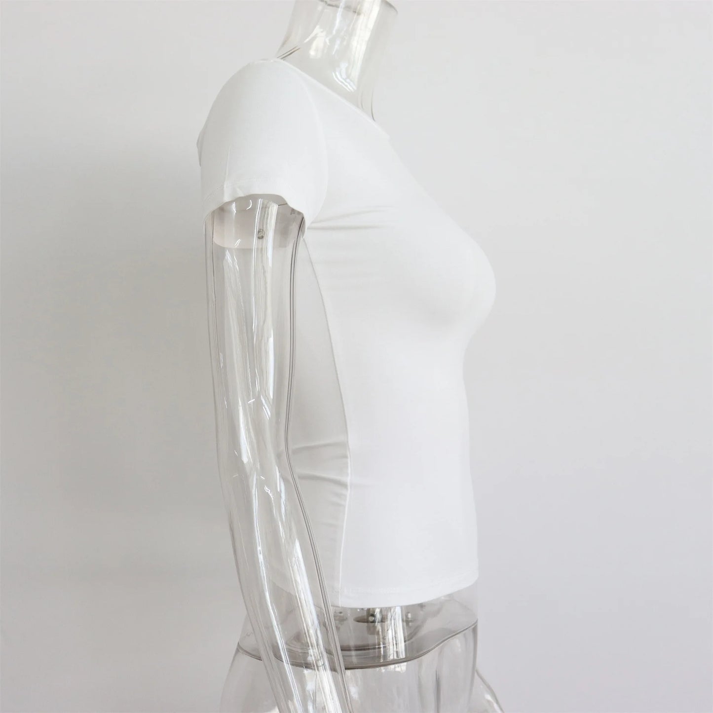 "Lé Tee" Women's Short Sleeve Casual Crop Top