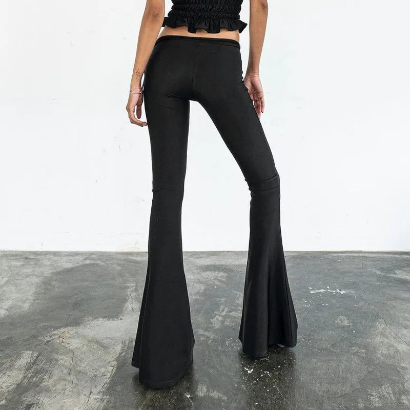 "Millennial" Women's Low Rise Flared Yoga Pants