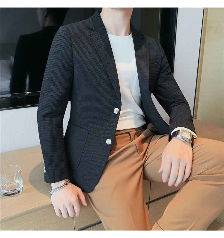 “Don’t Get It Twisted” Men’s Designer Business Casual Suit Jacket