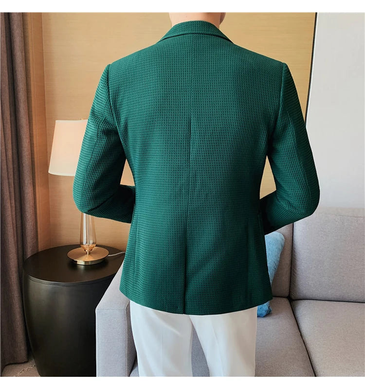 “Don’t Get It Twisted” Men’s Designer Business Casual Suit Jacket