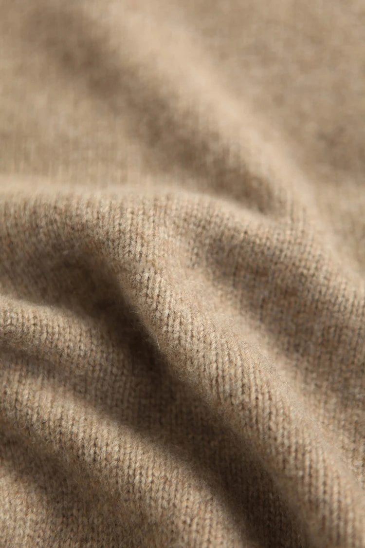 “Autumn” Women’s Paragraph Knitted Designer Cashmere Sweater