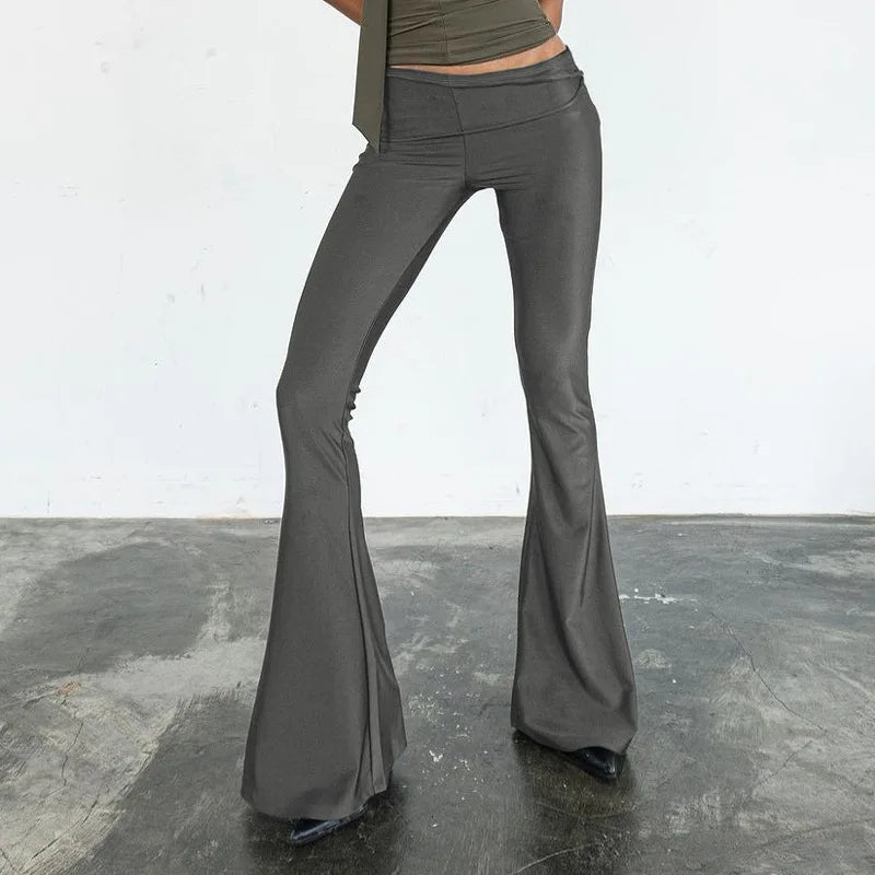 "Millennial" Women's Low Rise Flared Yoga Pants