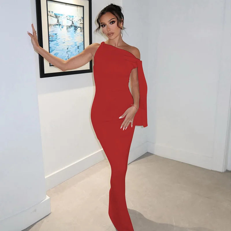 "Summer In Italy" Women's Sleeveless Bodycon Maxi Dres