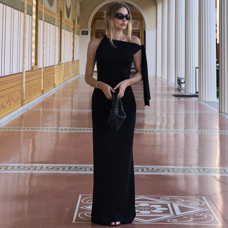 "Summer In Italy" Women's Sleeveless Bodycon Maxi Dres