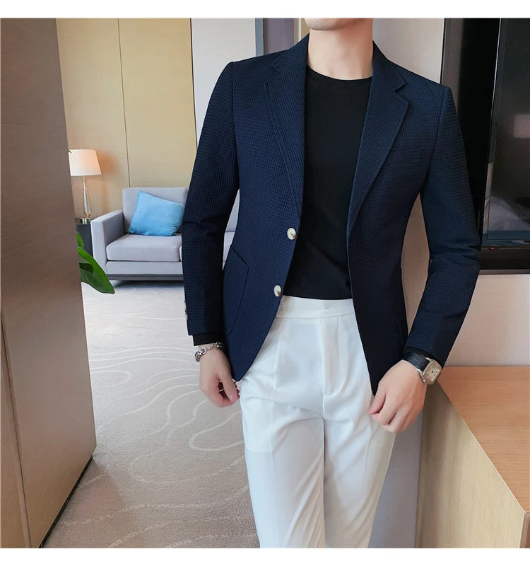 “Don’t Get It Twisted” Men’s Designer Business Casual Suit Jacket