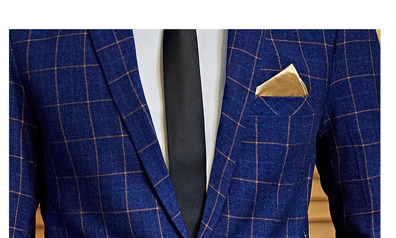 "Wellington" Men's Classic 3 Piece Business Suit