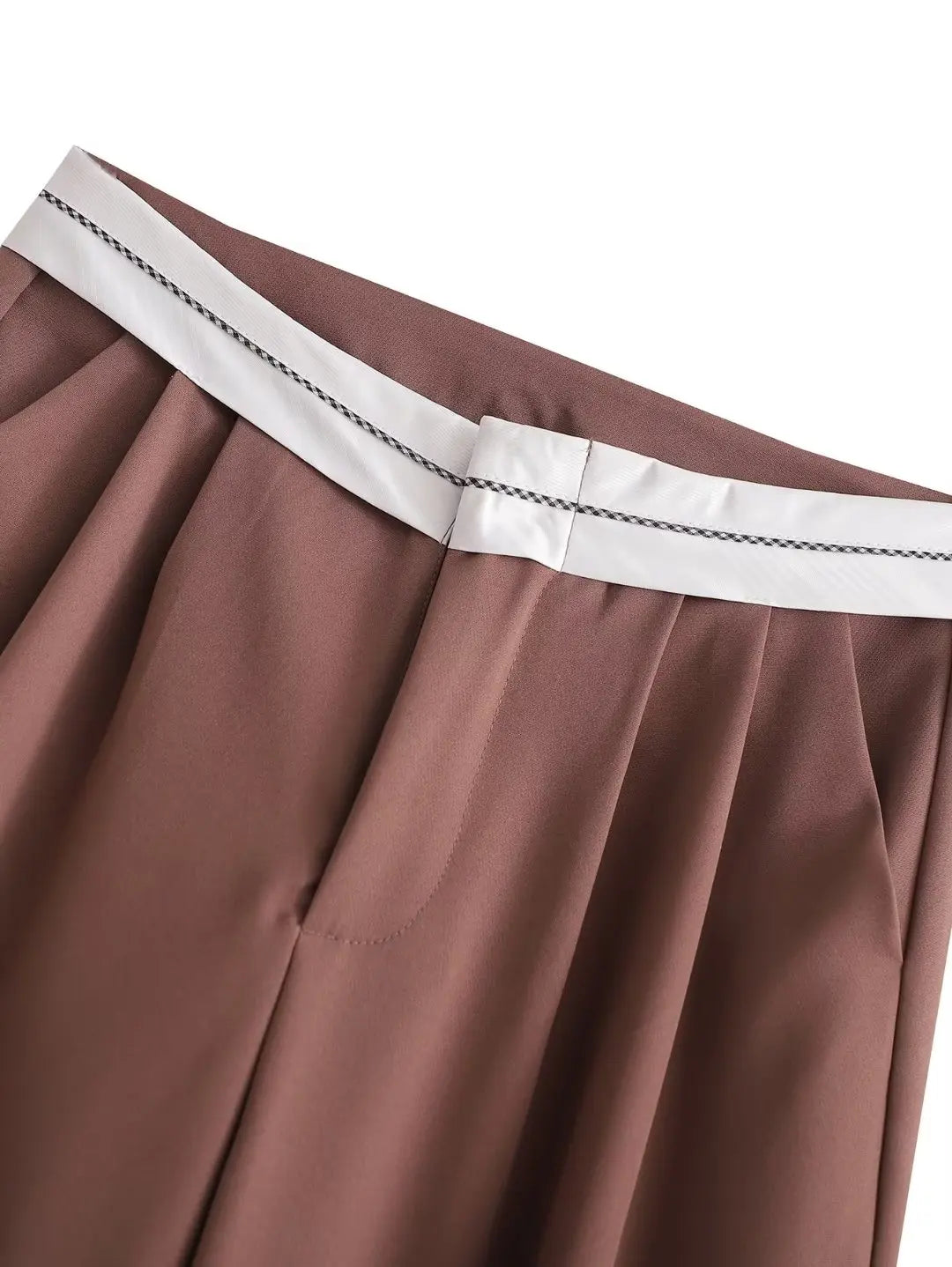“Italiana” Women’s Business Casual Vintage High Waist Designer Pants