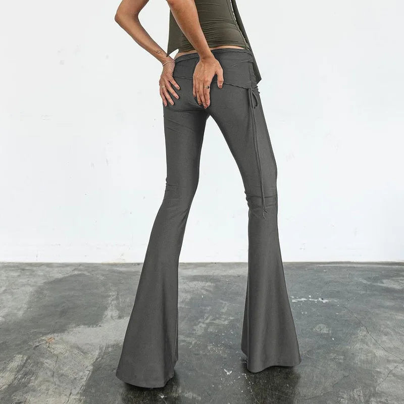 "Millennial" Women's Low Rise Flared Yoga Pants