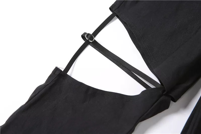 "Bing Bong" High Street Style High-Waist Flare Pants
