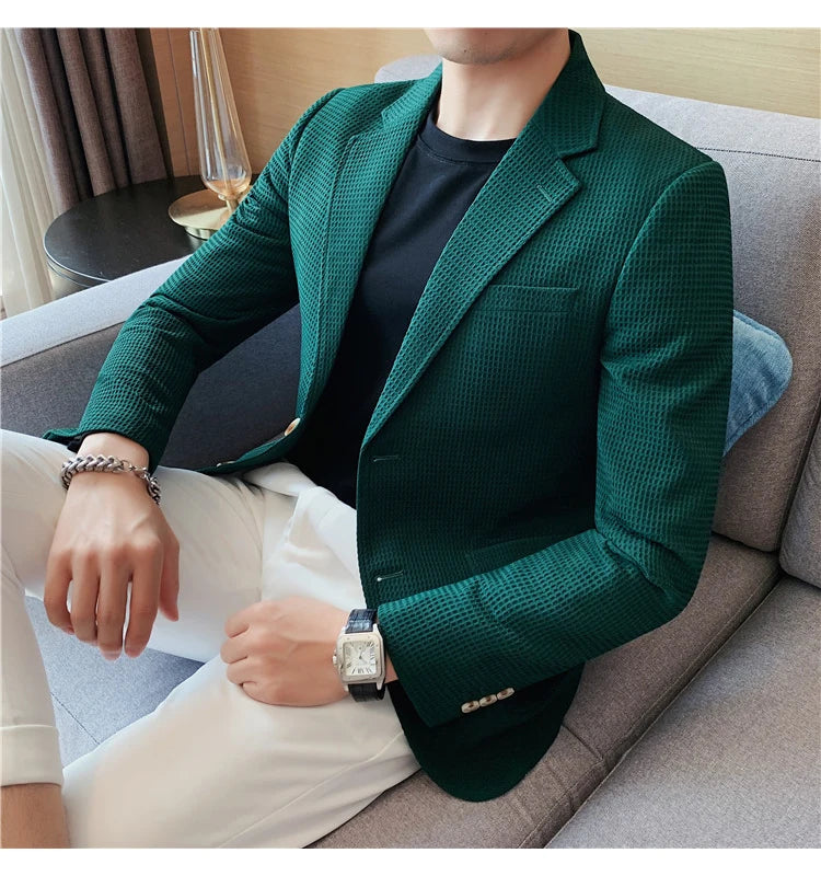 “Don’t Get It Twisted” Men’s Designer Business Casual Suit Jacket