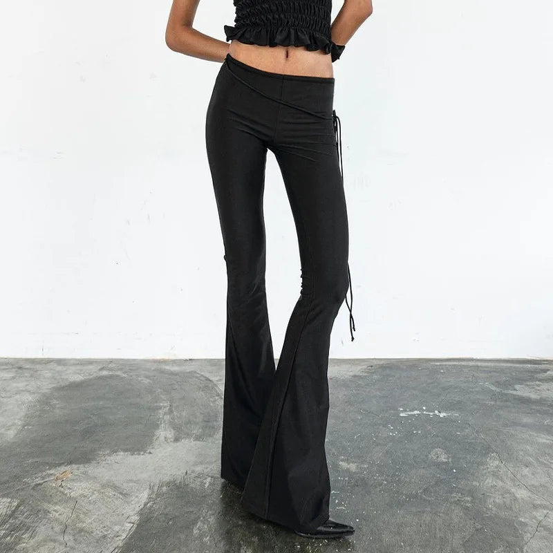 "Millennial" Women's Low Rise Flared Yoga Pants