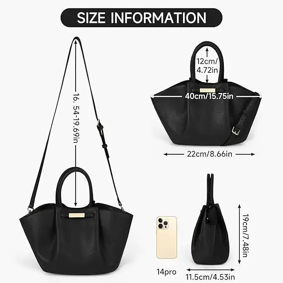 "Chlorella" Women's Designer Leather Tote Bag