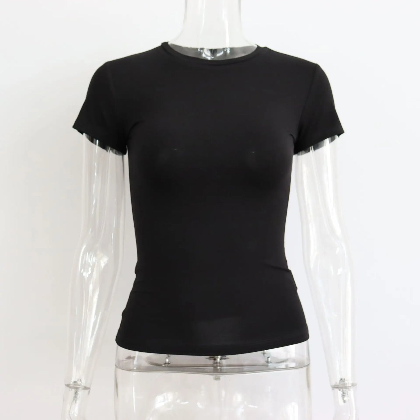 "Lé Tee" Women's Short Sleeve Casual Crop Top