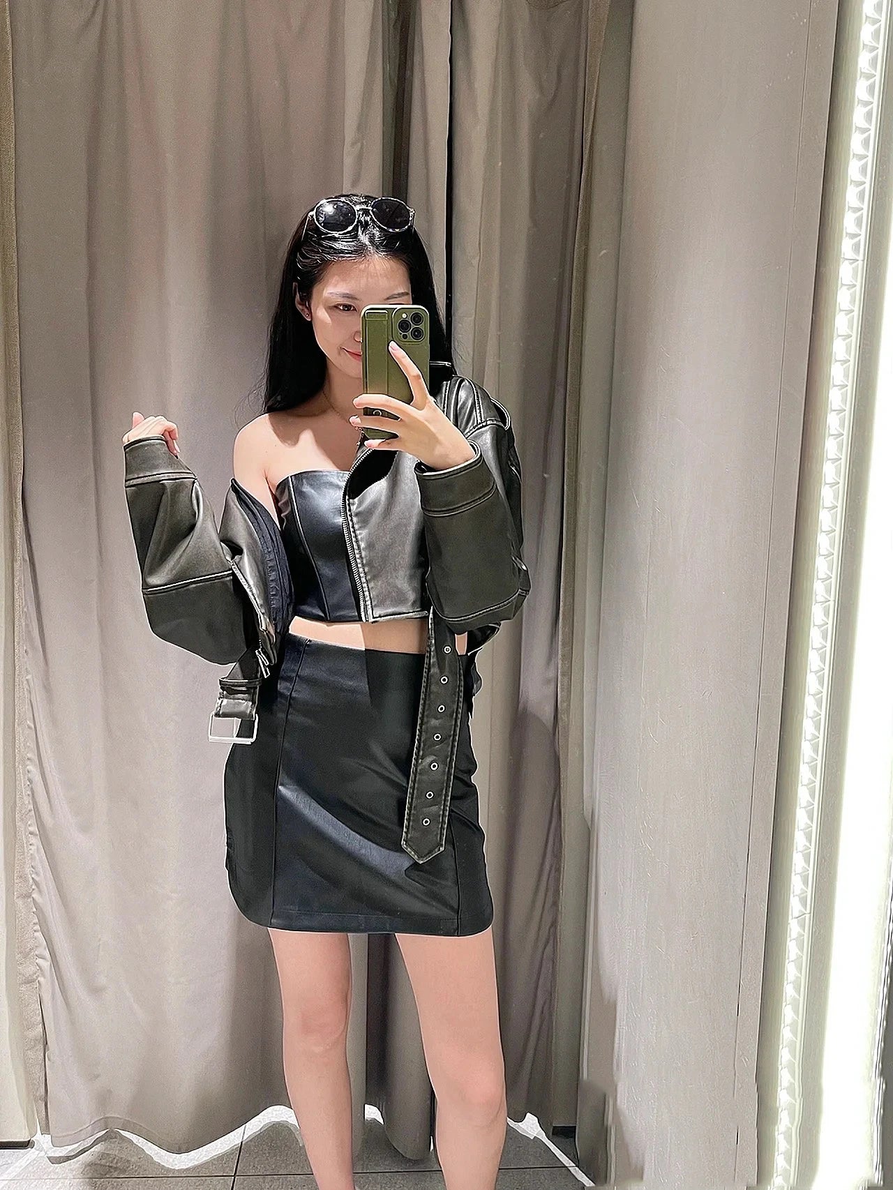 “Seriously Me” Women’s Elegant Belted Designer Jacket