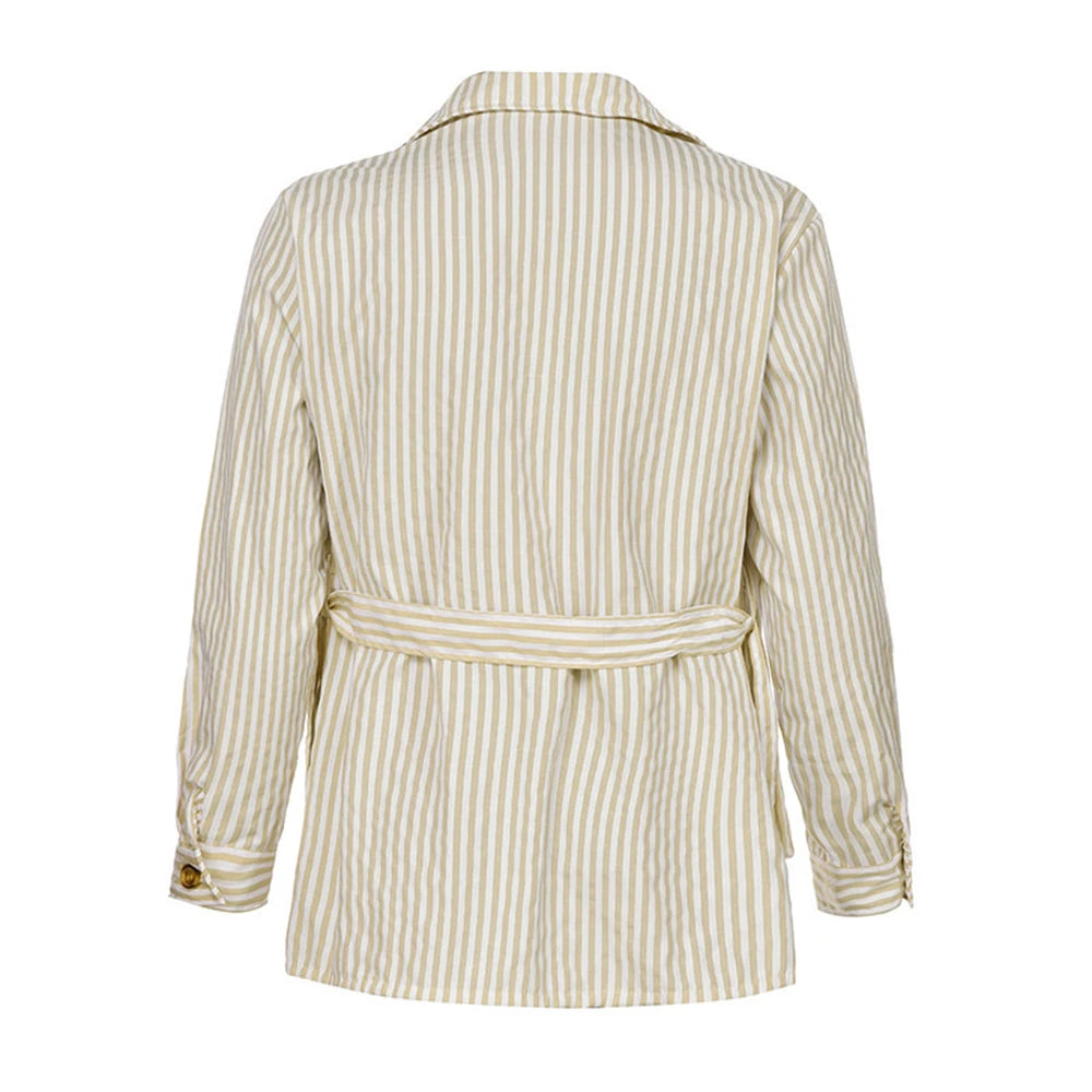 “Dreamin” Men's Casual Long Sleeve Striped Shirt