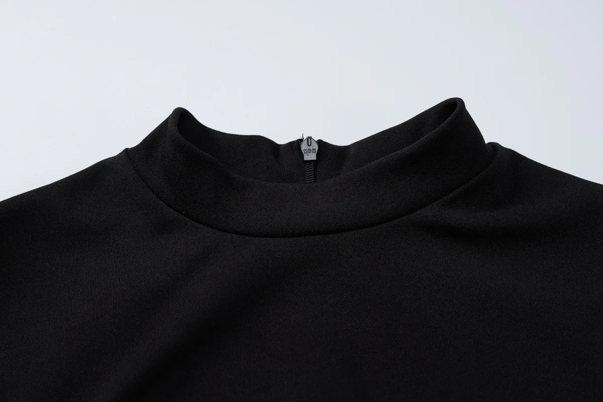 "Willow" Turtleneck Long Sleeve Maxi Dress