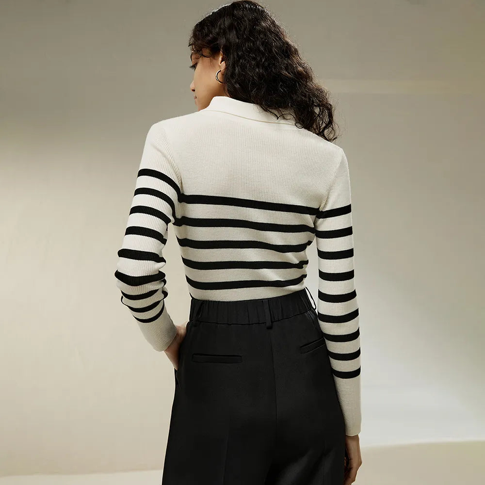 “Mink” Women’s Merino Wool Designer Top