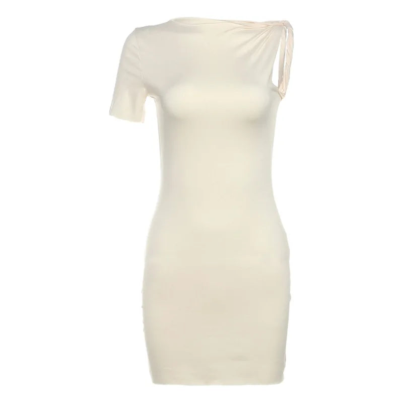 "Sweet Emotions" Women's Asymmetrical One Shoulder Mini Dress
