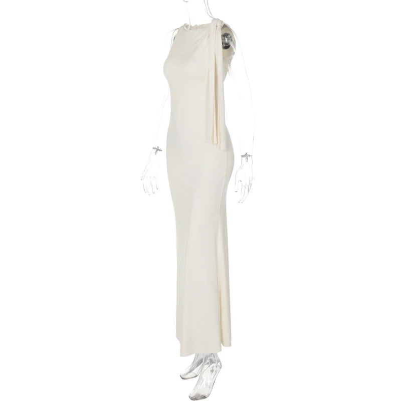 "Summer In Italy" Women's Sleeveless Bodycon Maxi Dres