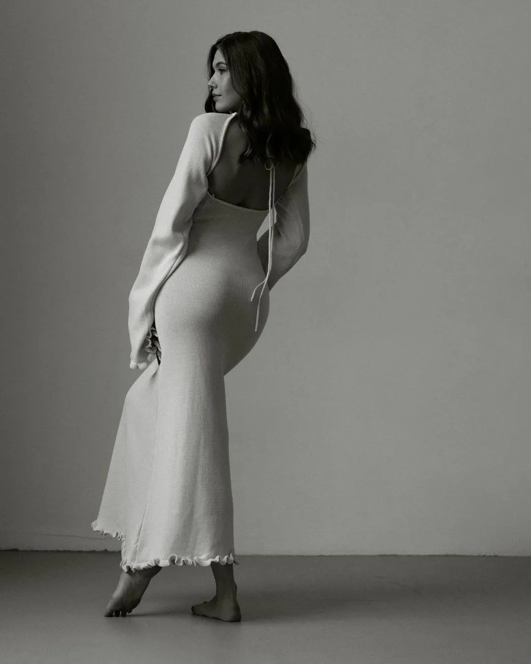 "The Cloud" Knitted Maxi Dress