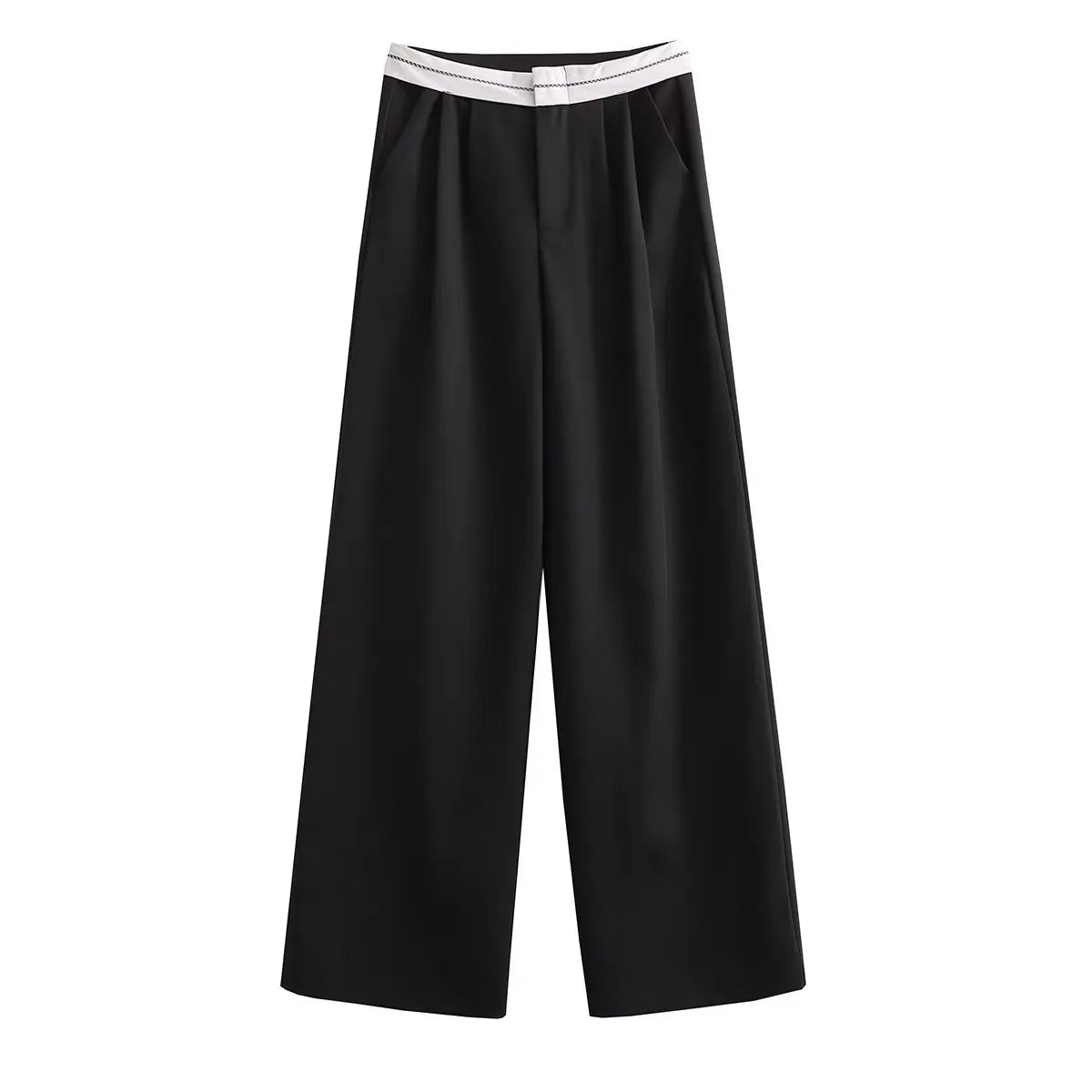 “Italiana” Women’s Business Casual Vintage High Waist Designer Pants