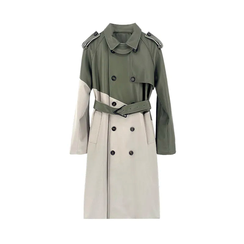 ”Volaire” Women’s Italian Leather Trench Coat