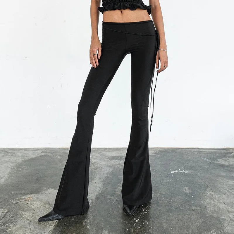 "Millennial" Women's Low Rise Flared Yoga Pants
