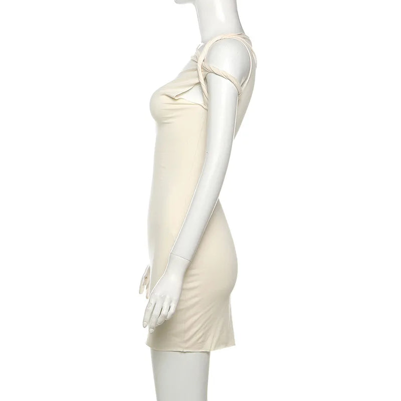"Sweet Emotions" Women's Asymmetrical One Shoulder Mini Dress