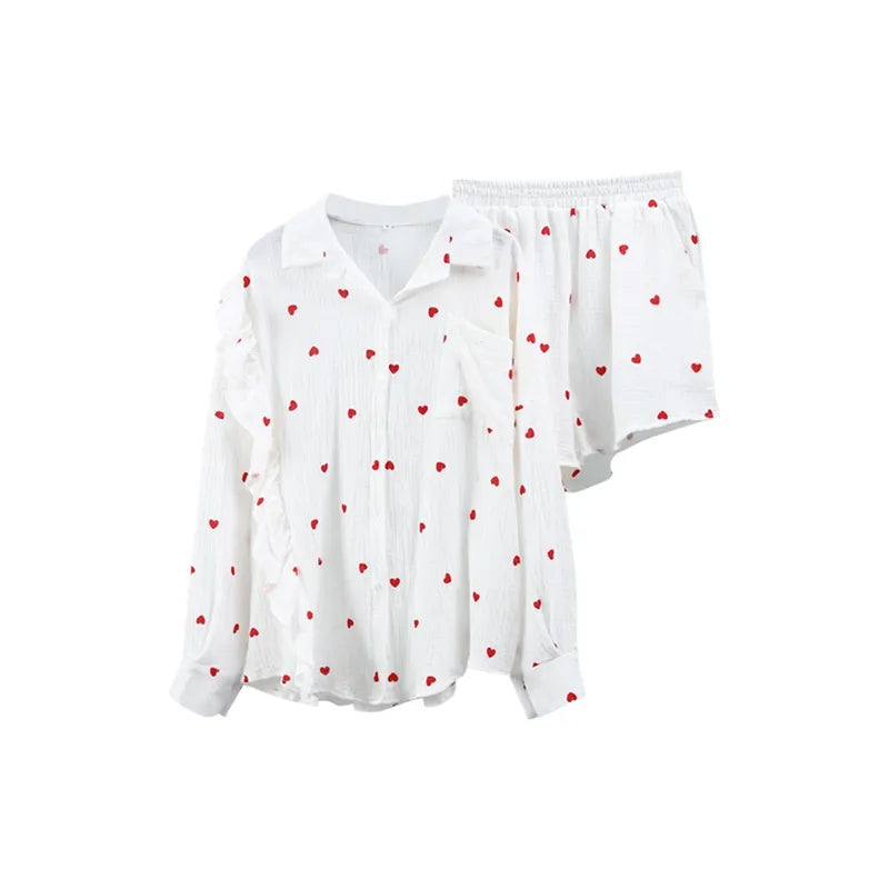 “Binded Lovers” Women’s Casual Long Sleeve 2 Piece Linen Outfit Set