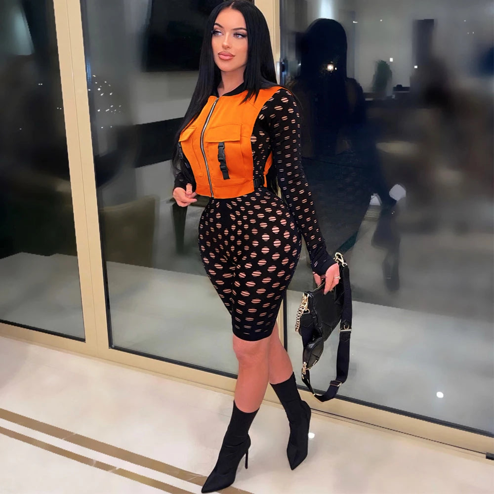 "Work It" Women's Sexy Sleeveless Cropped Waist Jacket