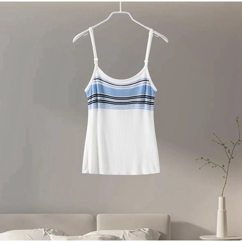 "Underneath It All" Women's Loose Fit Lace Up 2 Piece Sleeveless Outfit Set