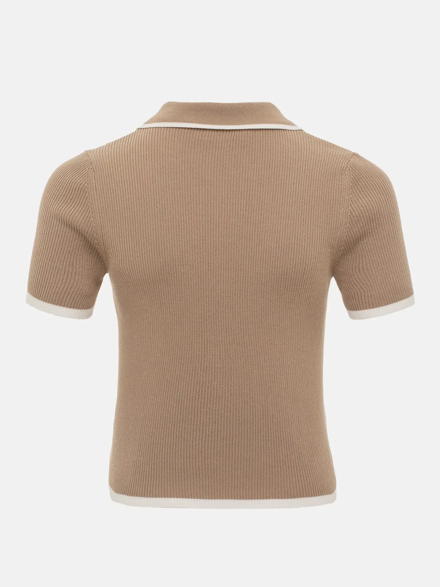"Breeze" Women's Short Sleeve Knitted Polo Shirt