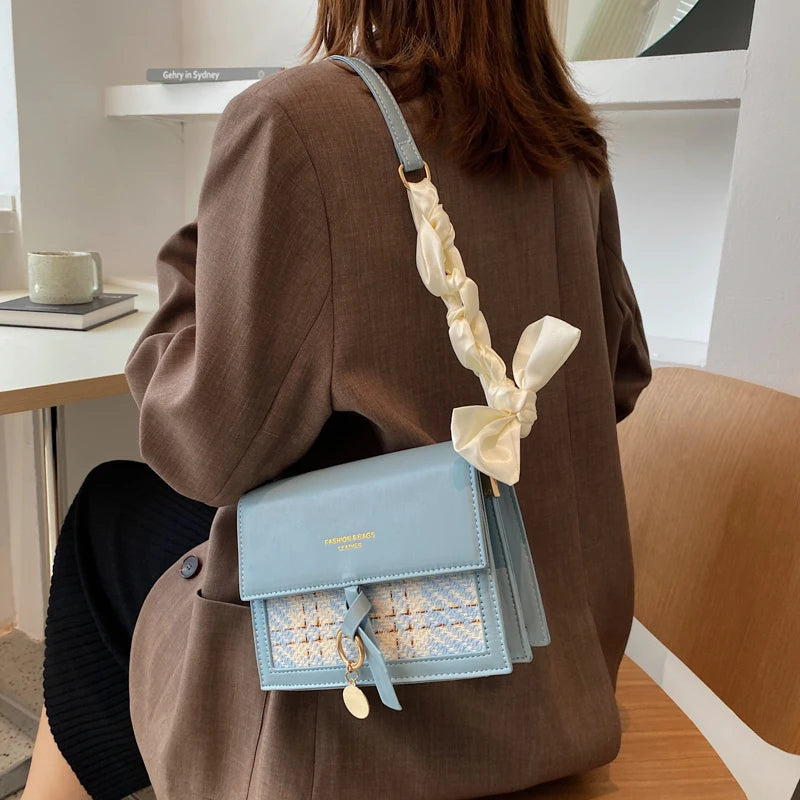 “SN Fashion” Women’s Casual Dual Color Designer Shoulder Bag
