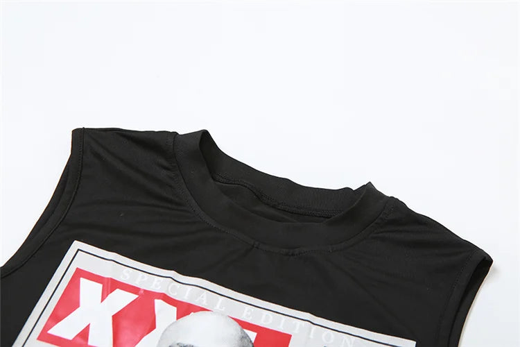 "Makaveli" Women's Y2K Style Graphic Print Tank Top