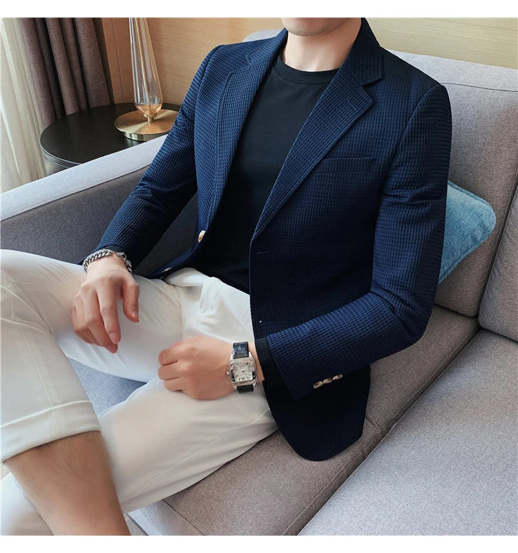 “Don’t Get It Twisted” Men’s Designer Business Casual Suit Jacket