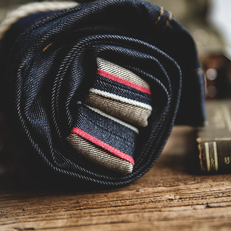 “Rustic” Men’s Recyclable Raw Woven Straight Oversized Denim Work Jeans