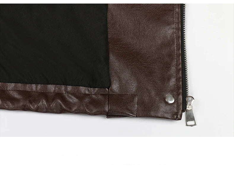 "Trinity" Women's Waterproof Long Sleeve Oversized Faux Leather Jacket