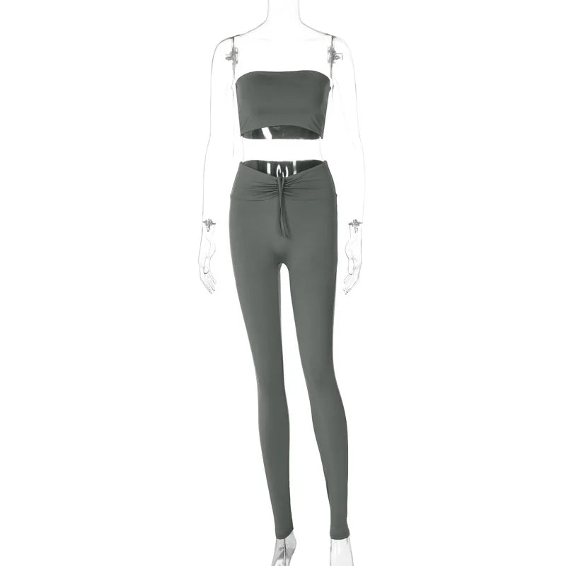 "Lé Deux" Women's Casual 2 Piece Outfit Set