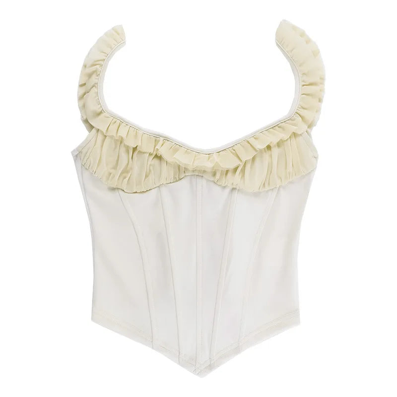 "Conquest" Women's Y2K Style Low Cut Backless Outfit Set