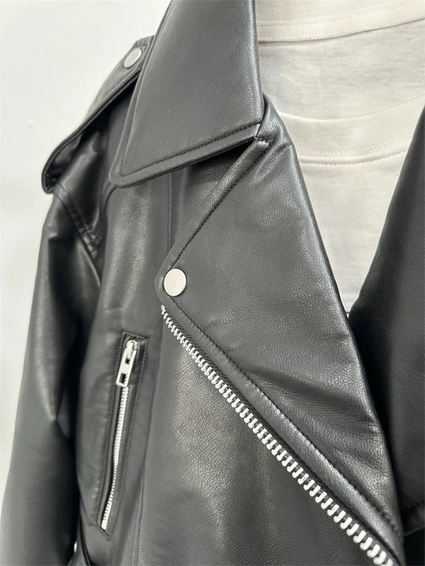 “Seriously Me” Women’s Elegant Belted Designer Jacket