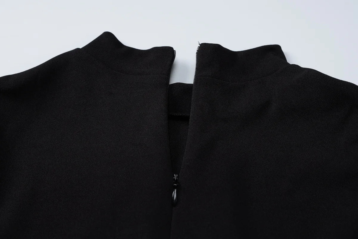 "Willow" Turtleneck Long Sleeve Maxi Dress