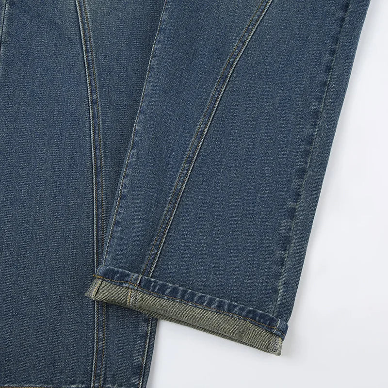 "Attention" Women's Baggy High Waist Denim Jeans