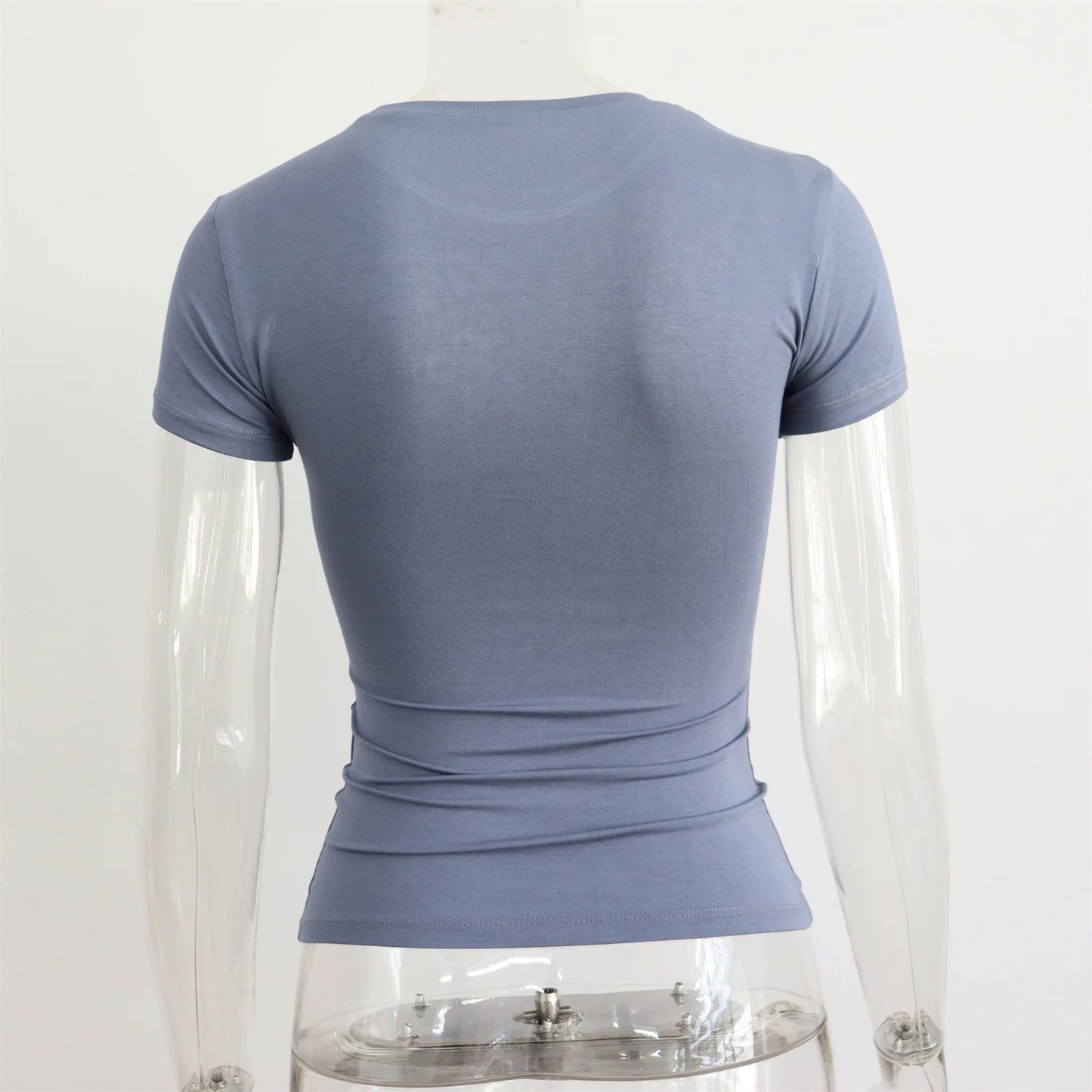 "Lé Tee" Women's Short Sleeve Casual Crop Top