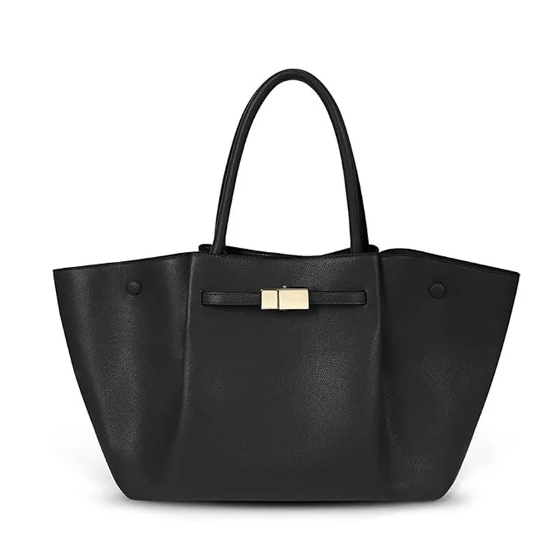 "Chlorella" Women's Designer Leather Tote Bag