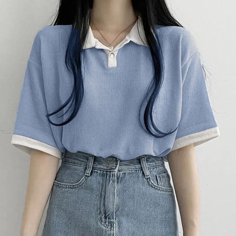 “Yellow” Casual Designer Button Up Polo Shirt
