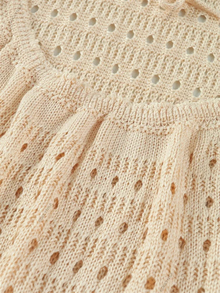 "June" Knitted Backless Bodycon Maxi Dress