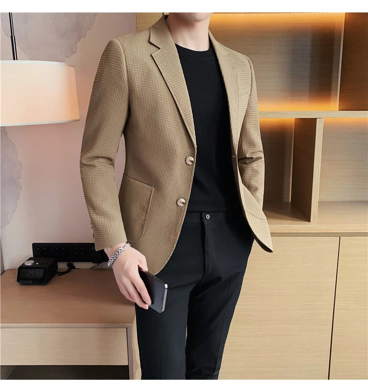 “Don’t Get It Twisted” Men’s Designer Business Casual Suit Jacket