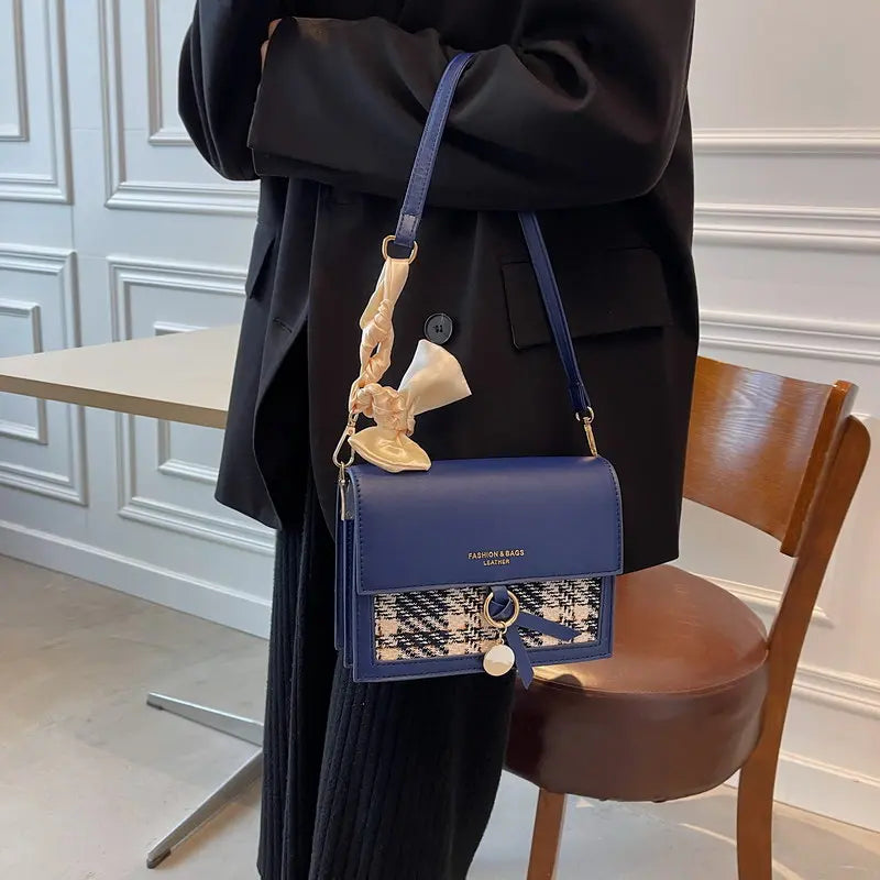 “SN Fashion” Women’s Casual Dual Color Designer Shoulder Bag