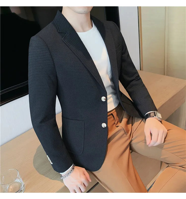 “Don’t Get It Twisted” Men’s Designer Business Casual Suit Jacket